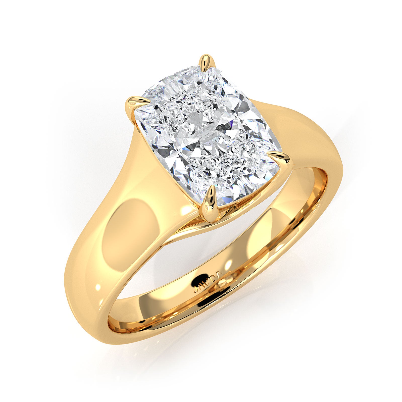5g Trellis Solitaire Lab Grown Diamond IGI Certified Engagement 5.5mm Ring 1.00 Ctw.